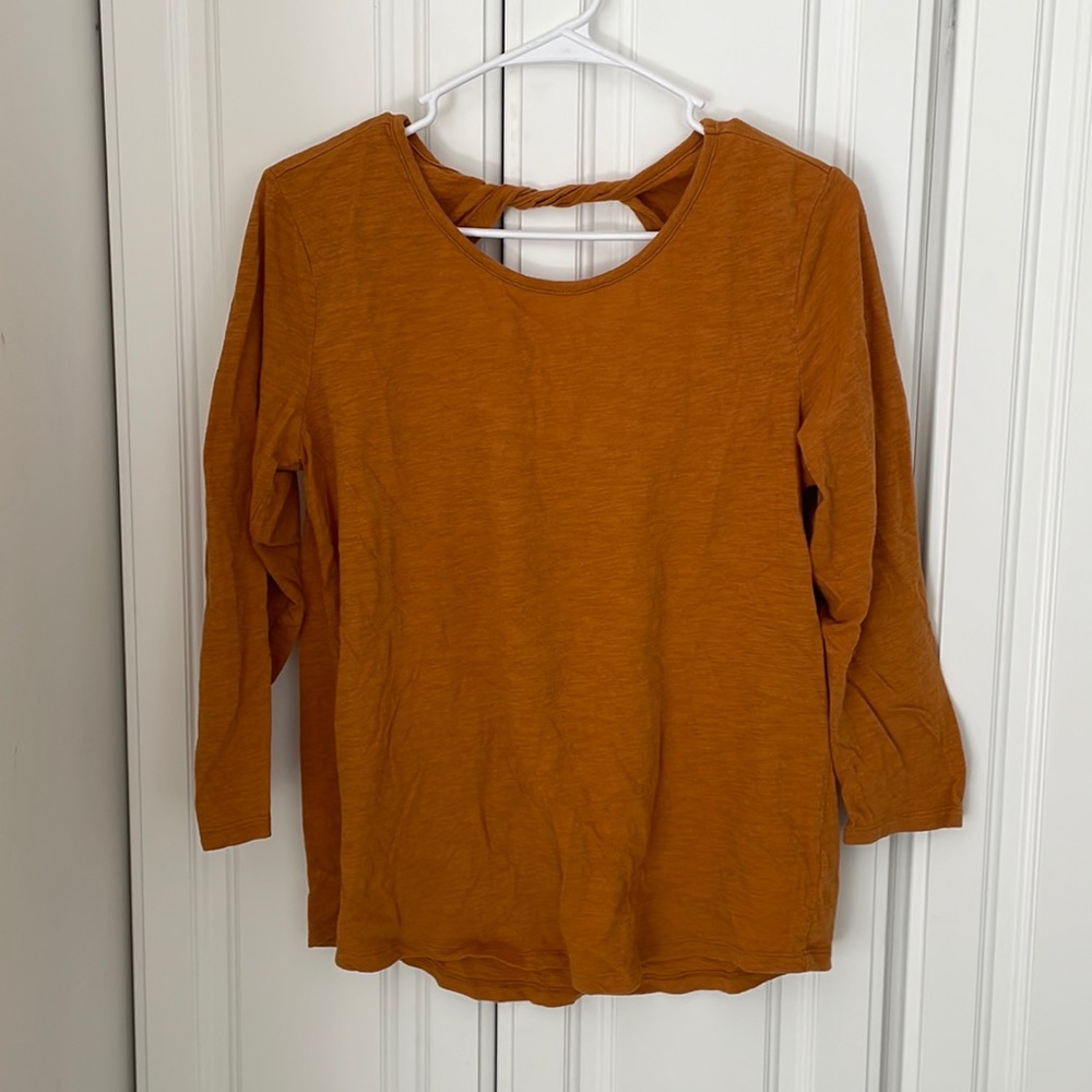 Women’s Old Navy Medium Yellow Long Sleeve Shirt
